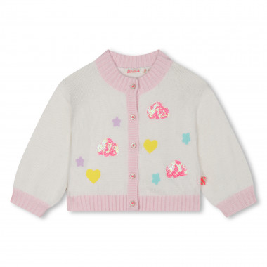 Cardigã malha com lantejoulas BILLIEBLUSH para RAPARIGA