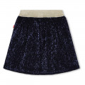 Pleated sequinned skirt BILLIEBLUSH for GIRL