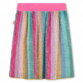 Pleated sequinned skirt BILLIEBLUSH for GIRL