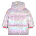 Zip-up hooded puffer jacket BILLIEBLUSH for GIRL