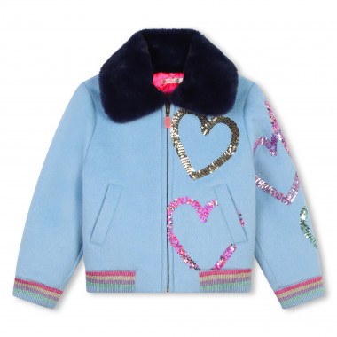 Blouson à sequins en laine BILLIEBLUSH pour FILLE