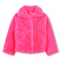 Fluffy fleece coat BILLIEBLUSH for GIRL