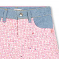 Shorts in tweed con tasche BILLIEBLUSH Per BAMBINA