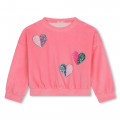 Velvet sweatshirt BILLIEBLUSH for GIRL