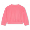 Velvet sweatshirt BILLIEBLUSH for GIRL