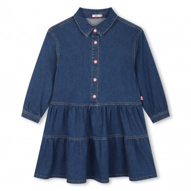 Denim shirt-collar dress BILLIEBLUSH for GIRL