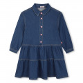 Denim shirt-collar dress BILLIEBLUSH for GIRL