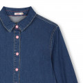 Denim shirt-collar dress BILLIEBLUSH for GIRL