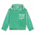 Fleece hooded cardigan BILLIEBLUSH for GIRL