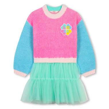 Bi-material dress BILLIEBLUSH for GIRL