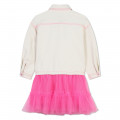 Bi-material dress BILLIEBLUSH for GIRL