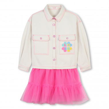 Bi-material dress BILLIEBLUSH for GIRL