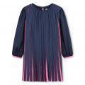 Long-sleeved pleated dress BILLIEBLUSH for GIRL