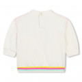 Sweatshirt em moletão BILLIEBLUSH para RAPARIGA