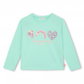 T-shirt en coton à paillettes BILLIEBLUSH pour FILLE