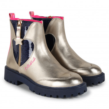 Sequined zip-up ankle boots BILLIEBLUSH for GIRL