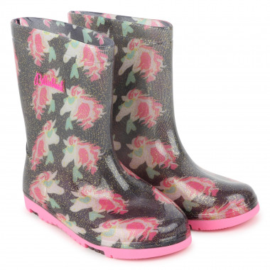 Horse motif rain boots BILLIEBLUSH for GIRL