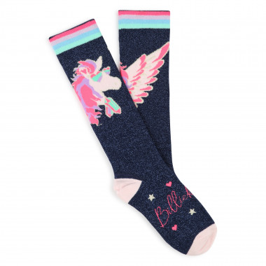 Pegasus motif socks BILLIEBLUSH for GIRL