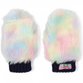 Fluffy polar fleece mittens BILLIEBLUSH for GIRL