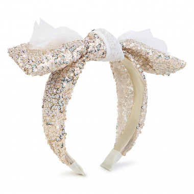 Headband with sequins and bow BILLIEBLUSH for GIRL