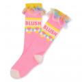 Calcetines altos con volante BILLIEBLUSH para NIÑA