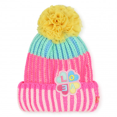 Bonnet en côtes multicolores BILLIEBLUSH pour FILLE