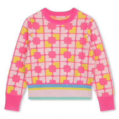 Pull tricoté à bord contrasté BILLIEBLUSH pour FILLE