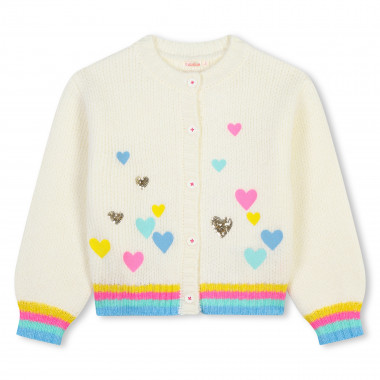 Cardigan boutonné en tricot BILLIEBLUSH pour FILLE