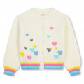 Cardigan boutonné en tricot BILLIEBLUSH pour FILLE