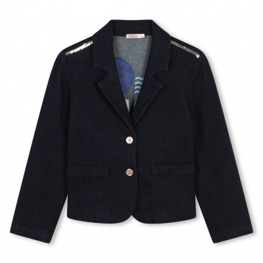 Veste en jean brodée au dos BILLIEBLUSH pour FILLE