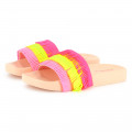 Fringed sliders BILLIEBLUSH for GIRL