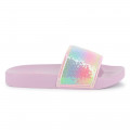 Claquettes à sequins irisés BILLIEBLUSH pour FILLE