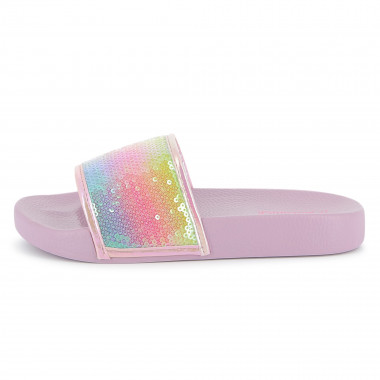 Iridescent sequin sliders BILLIEBLUSH for GIRL