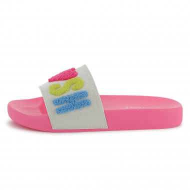 Fleece logo sliders BILLIEBLUSH for GIRL
