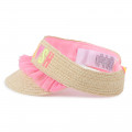 Visor mit gesticktem Logo BILLIEBLUSH Für MÄDCHEN