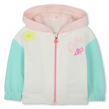 Cardigan molletonné à capuche BILLIEBLUSH pour FILLE