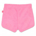 Terry cloth printed shorts BILLIEBLUSH for GIRL