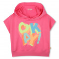 Kurzarm-Sweatshirt mit Kapuze BILLIEBLUSH Für MÄDCHEN