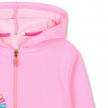 Hooded fleece cardigan BILLIEBLUSH for GIRL