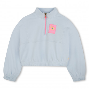Zip-up fleece sweatshirt BILLIEBLUSH for GIRL