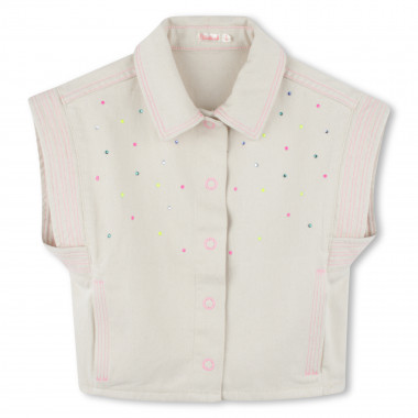 Veste manches courtes en coton BILLIEBLUSH pour FILLE