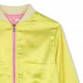 Chaqueta satinada con insignia BILLIEBLUSH para NIÑA