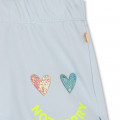 Sparkly fleece shorts BILLIEBLUSH for GIRL