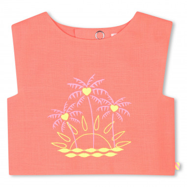 Top bordado efecto lino BILLIEBLUSH para NIÑA