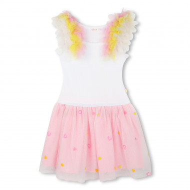 Robe bi-matière à bretelles BILLIEBLUSH pour FILLE