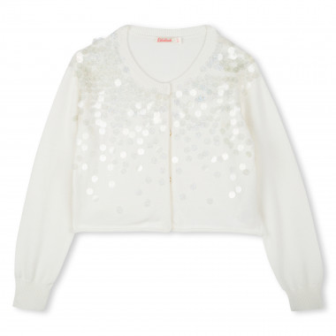 Cotton cardigan with sequins BILLIEBLUSH for GIRL