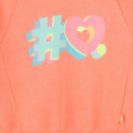 Dyed fleece sweatshirt BILLIEBLUSH for GIRL