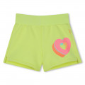 Fleece shorts with hearts BILLIEBLUSH for GIRL