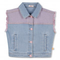 Chaleco vaquero bicolor BILLIEBLUSH para NIÑA
