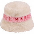 Sherpa bucket hat with logo MARC JACOBS for GIRL